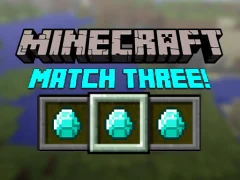 لعبة Minecraft Match Three على الانترنت