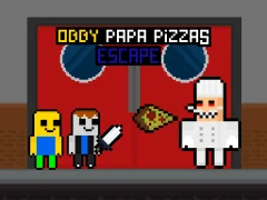 لعبة Obby Papa Pizzas Escape على الانترنت