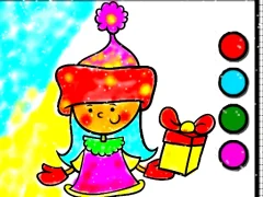 لعبة Easy Coloring SantaClaus على الانترنت