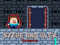 لعبة Steve and Alex Dungeons على الانترنت