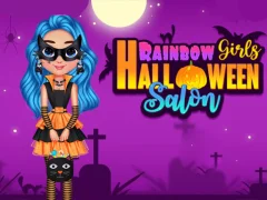 لعبة Rainbow Girls Hallowen Salon على الانترنت