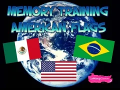 لعبة Memory Training American Flags على الانترنت