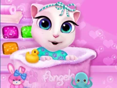 لعبة Baby Angela Bathing Time على الانترنت