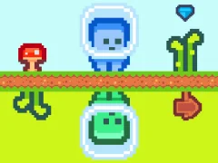 لعبة Two Aliens Adventure على الانترنت