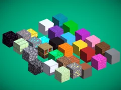 لعبة Minecraft Cube Puzzle على الانترنت