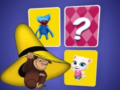 لعبة Curious George Memory Card Match على الانترنت