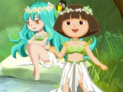 لعبة Dora With Wizard In Forest على الانترنت