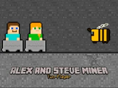 لعبة Alex and Steve Miner Two-Player على الانترنت