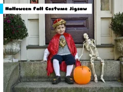 لعبة Halloween Fall Costume Jigsaw على الانترنت