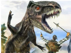 لعبة Dinosaur hunting dino attack على الانترنت