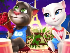 لعبة Talking Tom and Angela Coloring على الانترنت