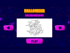 لعبة Halloween coloring books على الانترنت