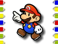 لعبة Back To School  Mario Coloring على الانترنت