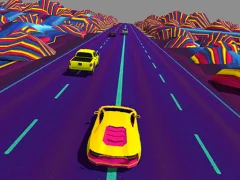لعبة Neon Race Retro Drift على الانترنت