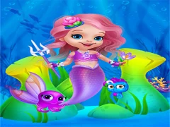 لعبة Cute Mermaid Girl Dress Up على الانترنت