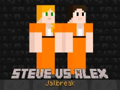 لعبة Steve vs Alex Jailbreak على الانترنت