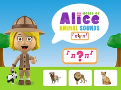 لعبة World of Alice Animal Sounds على الانترنت