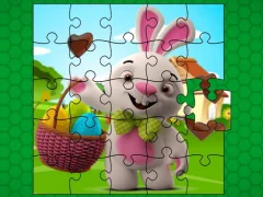 لعبة Easter Bunny Eggs Jigsaw على الانترنت