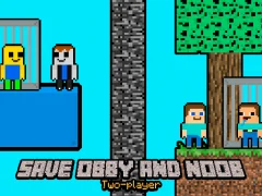 لعبة Save Obby and Noob Two-players على الانترنت