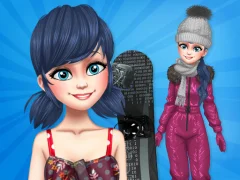 لعبة Marinette Winter Vacation Hot and Cold على الانترنت