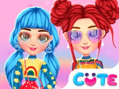 لعبة Bffs Rainbow Fashion Addict على الانترنت