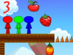 لعبة Stickman Bros In Fruit Island 3 على الانترنت