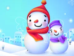 لعبة Snowman 2020 Puzzle على الانترنت