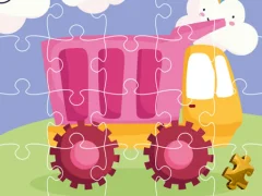 لعبة Cute Kids Trucks Jigsaw على الانترنت