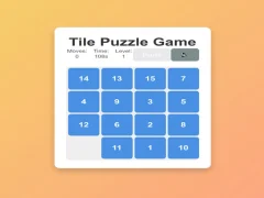 لعبة Tile Puzzle Game على الانترنت