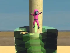 لعبة Glass Challenge Squid Game على الانترنت