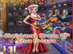 لعبة Elsa Frozen Christmas Dress up على الانترنت