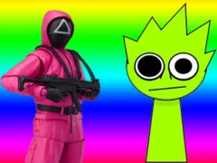 لعبة Squid Sprunki Shooter Game 2 على الانترنت