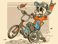 لعبة Halloween Bike Ride على الانترنت