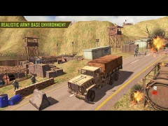 لعبة Army Car Truck Transport Game على الانترنت