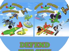لعبة Afro-man  Afro-queen Fighter Pilot Trainer على الانترنت