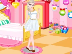 لعبة Elsa dress-up على الانترنت