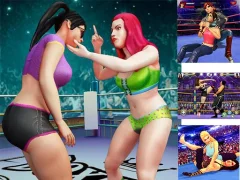 لعبة Real women wrestling Ring fighting على الانترنت