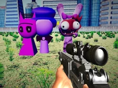 لعبة Sprunki Sniper Squid Game على الانترنت