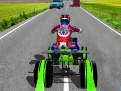 لعبة Quad ATV Traffic Racer على الانترنت