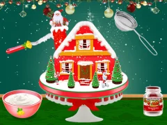 لعبة Xmas Gingerbread House Cake على الانترنت