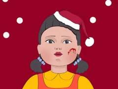 لعبة Squid Game Christmas Coloring على الانترنت