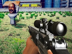 لعبة Sniper Hunting Skibidi Toilet على الانترنت