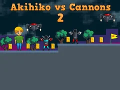 لعبة Akihiko vs Cannons 2 على الانترنت