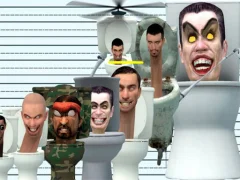 لعبة Skibidi Toilet Five Difference على الانترنت