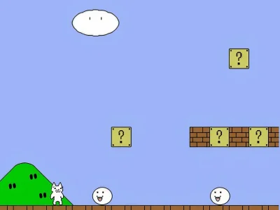 لعبة Cat Mario على الانترنت