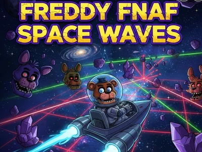 لعبة Freddy Fnaf Space Waves على الانترنت