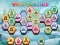لعبة Winter Hexa Stack على الانترنت