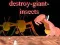 لعبة Destroy giant insects على الانترنت