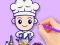 لعبة Coloring Book: Chef على الانترنت