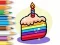 لعبة Coloring Book: Birthday Cake على الانترنت